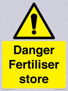 Danger Fertiliser store